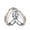 with zircon, variant on PAMTIER Unisex Stainless Steel Simple Dainty 6MM 2 Colors Composition Groove Shaped Couple Ring without Zircon Engagement Wedding Band Size 11