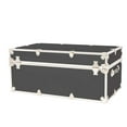 thumbnail image 5 of Rhino Trunk & Case XXL Leather Embossed Vinyl Trunk with Removable Wheels, College, Home & Office Storage 36"x18"x18" (Slate), 5 of 5