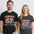 thumbnail image 5 of I Survived 67 Days Of School T-Shirt – School Humor Meme – Students and Teachers Fun Wear, 5 of 6