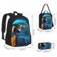 thumbnail image 2 of Balery Modern Style Blue Parrot Mochila Escolar 3 en 1 para Niños - Mochila Resistente con Lonchera Térmica y Estuche - Mochila Escolar para Niños y Niñas, 2 of 7