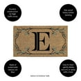 thumbnail image 3 of 28" x 16" Monogram Coir Mat, Letter  "E", 3 of 6