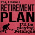 thumbnail image 3 of CafePress - Petanque Retirement Plan Men's Deluxe T Shirt - Mens Tri-blend T-Shirt, 3 of 4