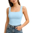 thumbnail image 4 of Bovxnpu Womens Tank Tops Sleeveless Tshirt Undershirt Tank Top Sleeveless Slim Trendy Fashion Tops Summer Tops, 4 of 7