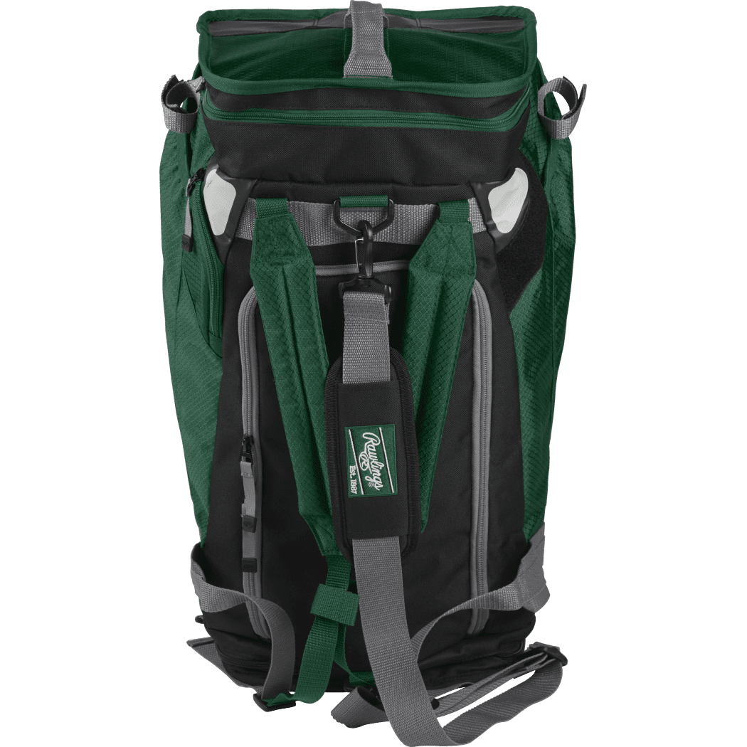 Rawlings R601 Hybrid Baseball Bat Pack Duffle Dark Green
