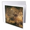 3dRose A Midsummer Nights Dream John Lamb 1834 Fairy Painting, Greeting Cards, 6 x 6 inches, set of 12