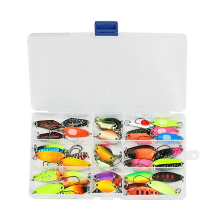 Fishing Baits Hard Baits Fishing Tackle Fishing Spoon Lure with Box