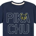 thumbnail image 3 of Pokémon - Pikachu Logo Style - Youth Short Sleeve Graphic T- Shirt, 3 of 5