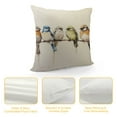 thumbnail image 4 of HENGT  Watercolor Birds Pillows Decorative Throw Pillows,Hand-Painted Painting Rustic Birds Square Pillow Cases,Cute Colorful Spring Summer Decorations for Home Couch Sofa Outdoor, 4 of 5