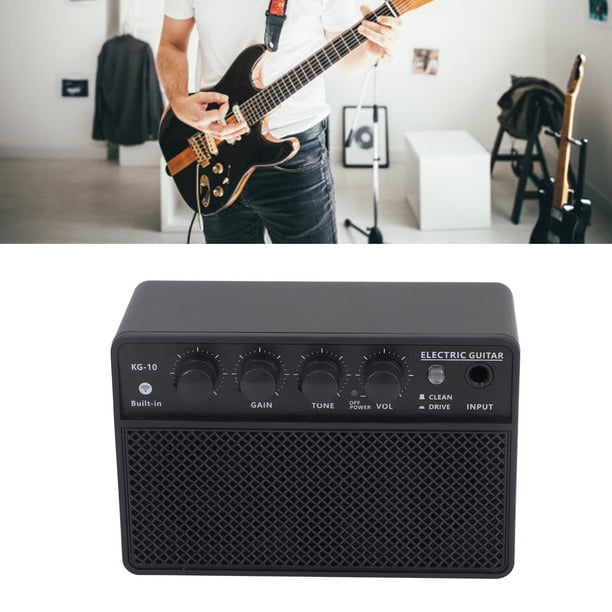 Mini amplificador de guitarra Eléctrica ANGGREK amplificador Portátil Compacto de 10W