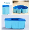 thumbnail image 4 of dadypet Collapsible Plastic Hamster Rabbit Baby Pool, Blue, 4 of 7