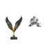 thumbnail image 1 of Estatua de la casa,Estatua de ala hecha a mano,artesanía de resina para cafetería,Escultura de alas extendidas,adorno artesanal,Figuras de búho,Figuras de búho,animales, 1 of 8