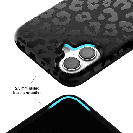 Velvet Caviar - Magsafe Case for Apple iPhone 16 - Black Leopard