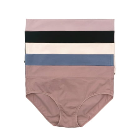 Felina | Pima Cotton Hipster Panty | 5-Pack (City Basics  X-Small)
