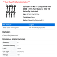 thumbnail image 2 of Ignition Coil Kit 8 - Compatible with 2002 - 2005 Ford Explorer 4.6L V8 Naturally Aspirated 2003 2004, 2 of 2