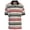 Black, variant on Mens Club Stripe Polo Shirt - Short Sleeve, Regular Fit, Yarn Dye