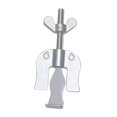 thumbnail image 1 of Tope de puerta portátil para puerta de viaje, cerradura de protección para habitación, taquillas desde el interior Plata, 1 of 9