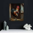 thumbnail image 5 of Nawypu Colorful Animals Canvas Wall Decor Art Painting Prints Handsome Cock Modern Poster Prints on Canvas Living Room Bedroom Home Wall Decor, 5 of 5