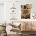 thumbnail image 4 of Elephant Stock Whiskey Is The Cure Wall Art - Vertical Multi Panel Canvas - Dining Room Wall Decor - Food And Drink Multi Panel - Beige And Gray Decor - 28" x 45", 4 of 4