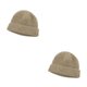 thumbnail image 3 of Minnieouse Gorros de punto cálidos gorros de lana de calavera lindo sombrero de protección Casual pulóver sombreros hombres esquí ciclismo amarillo amarillo claro 2piezas Minnieouse CBP266991, 3 of 5