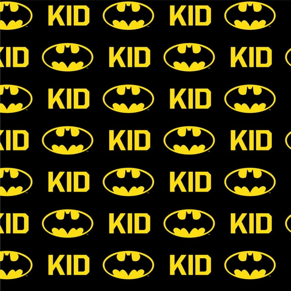 Batman Bat Kid Shield Logo Premium Roll Gift Wrap Wrapping Paper