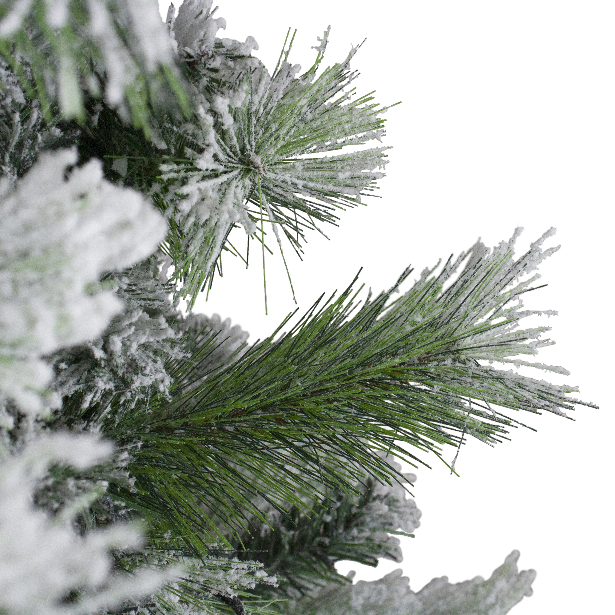 Northlight 6.5' Flocked Somerset Spruce Artificial Christmas Tree - Unlit - image 3 of 6