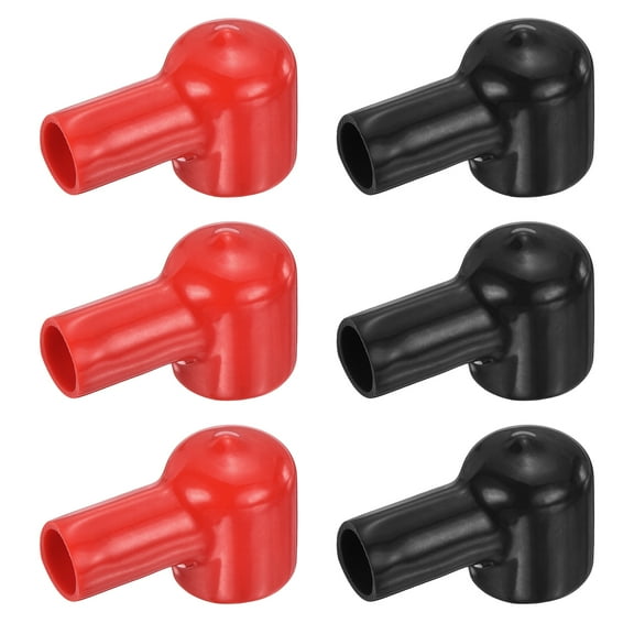 Battery Terminal Cover, 6 Pcs Truck Battery Terminal Cover Positive Negative Poles Stud Covers L12-20-43
