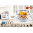 thumbnail image 3 of Contenedor de vidrio borosilicato SignoraWare Lock N Store Square High apto para microondas con tapa hermética | Tarro multiusos (800 ml, transparente, apto para alimentos), 3 of 3