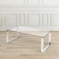 thumbnail image 2 of Uptown Club Farmer Small Transitional Stainless Steel Coffee Table in Silver, 2 of 3
