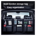 thumbnail image 4 of MPXBM Car Trunk Leather Storage Bag Foldable Car Seat Back Tools Organizer Multifunctional Storage SUV Back Seat Hanging Organizer, 4 of 6