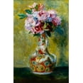 thumbnail image 2 of Renoir, Pierre-Auguste 23x32 Black Ornate Wood Framed with Double Matting Museum Art Print Titled - Bouquet in a Vase, 2 of 4