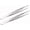7 Inch, variant on 5 Inch Stainless Steel Tweezers with Straight Serrated Tip Multipurpose Forceps for Craft Repairing 2 Pack