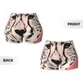 thumbnail image 6 of Yiaed Pink Cheetah Art Print Women's Athletic Shorts Running Shorts Sporty Short High Waisted Elastic Workout Shorts for Yoga Gym Running & Sports -Medium, 6 of 8
