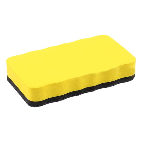 PPKVUFD 1Pc Dry Erase Erasers, Magnetic Whiteboard Erasers, Magnetic Dry Erasers for White Board, White Board Markers Dry Erase, White Board Erasers for Home, Office, Yellow