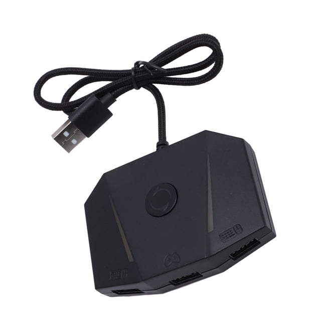 Convertidor De Ratón Y Teclado, Adaptador De Ratón Y Teclado Configuración Control Simple De Aplicación Conector De 3,5 Mm Interfaz USB Para Interruptor