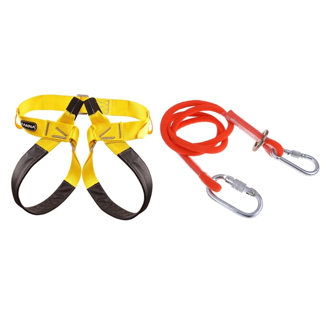 ClimbinClimbing Lanyard Arnés de escalada en roca Medio cuerpo cinturo Protección de piernas para árboles libre Arborist Caving shamjiam Arnés de seguridad para escalada en roca