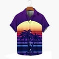thumbnail image 2 of APEXFWDT Hawaiian Shirts for Men Short Sleeve Regular Fit Floral Shirts Tropical Button Down Holiday Beach Top, 2 of 5