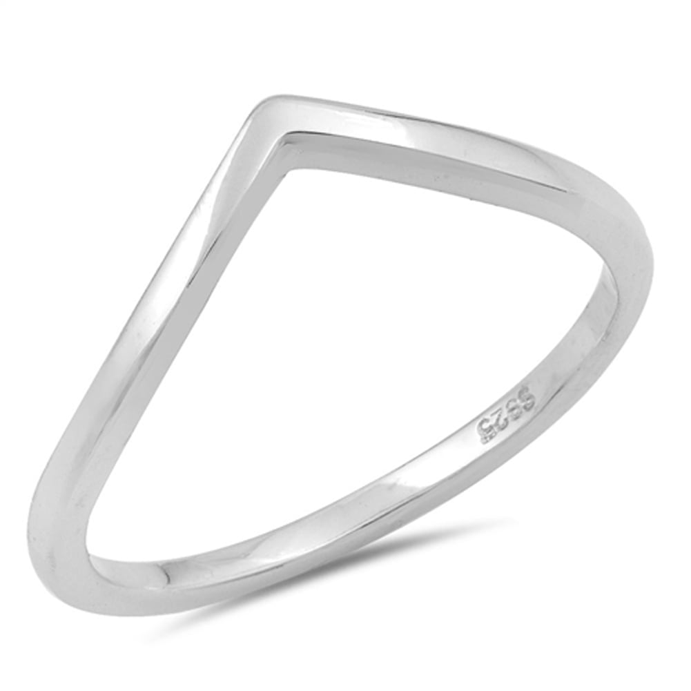 CHOOSE YOUR COLOR Sterling Silver Custom Fit Thumb Ring