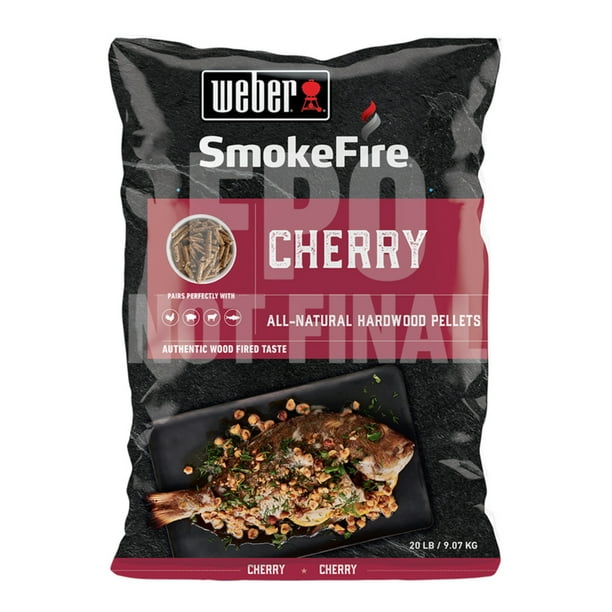 doos Zeldzaamheid Vrijgekomen Weber SmokeFire Cherry Hardwood Pellets 20 lb. - Walmart.com