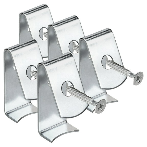 Hemoton 5pcs Iron Plant Hangers Flower Pot Clips Outdoor Wall Hook Metal Plant Pot Hangers for Outdoor Plant Flower Display Supplies