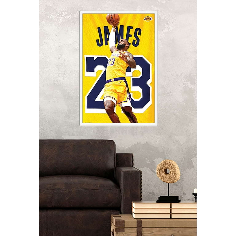 NBA Los Angeles Lakers Lebron James Poster Walmart
