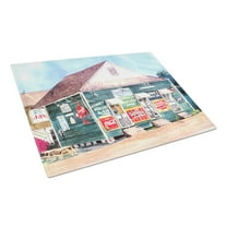 Caroline's Treasures Rivershack Glass Cutting Board Large