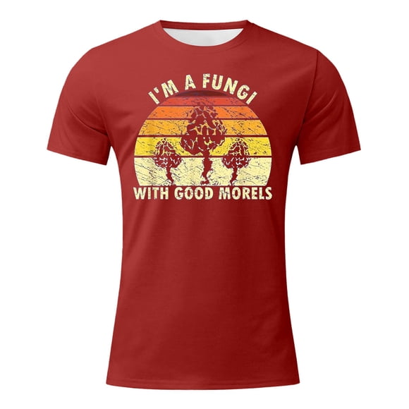 Men's Everyday Comfort Crew Neck Short Sleeve Tee for Casual Wear and All-Day Style on Streetwear