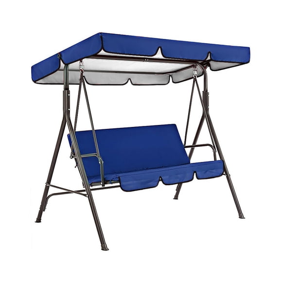 Cubierta Superior para Columpio de Jardín, Columpio Impermeable para Exteriores, Hamaca, Columpio de Repuesto para Techo, Toldo Azul