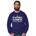 thumbnail image 5 of Every Knee Will Bow Scripture Sweatshirt for Men or Women Brisco Brands L, 5 of 6