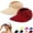 Brick Red, variant on Women's Wide Brim Sun Visor Hat UPF 50 Lightweight Foldable 2 Pack Ponytail Cap for Summer Beach Outdoor Activities