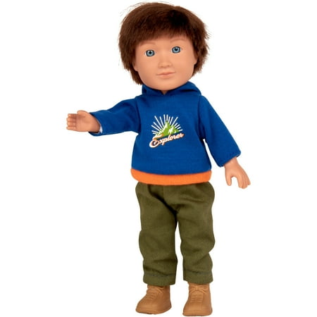 My Life As 7" Mini Poseable Outdoorsy Boy Doll, Brunette Hair