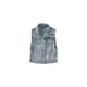 thumbnail image 1 of Aeropostale Americana Denim Chaleco para Mujer, Azul, Pequeño Aeropostale Chaleco de mezclilla, 1 of 1