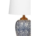 thumbnail image 2 of Lawton Blue Ceramic Table Lamp, 2 of 3