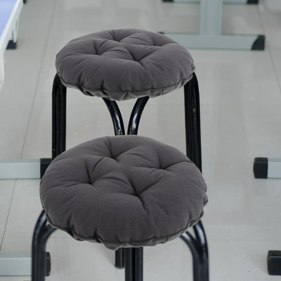 MLINS Washable Round Stool Cushion Barstool Padded Cover For Barstools Footstools And Dressing Stools Comfortable Stool Slipcover Round Stool Cover Replacement