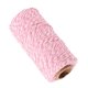 thumbnail image 4 of Cordón de Paquete de Hilo Artesanal de Yute Colcomx de 2 Mm para Manualidades Rosa claro, 4 of 7